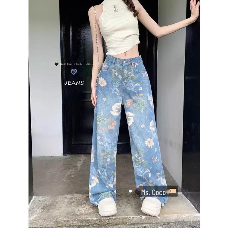 Women s Retro Printed Wide-Leg Jeans - New Spring/Autumn Collection, Trendy and Loose Floor-Length Design. XL
Women s Retro Printed Wide-Leg Jeans - New Spring/Autumn Collection, Trendy and Loose Floor-Length Design. XL