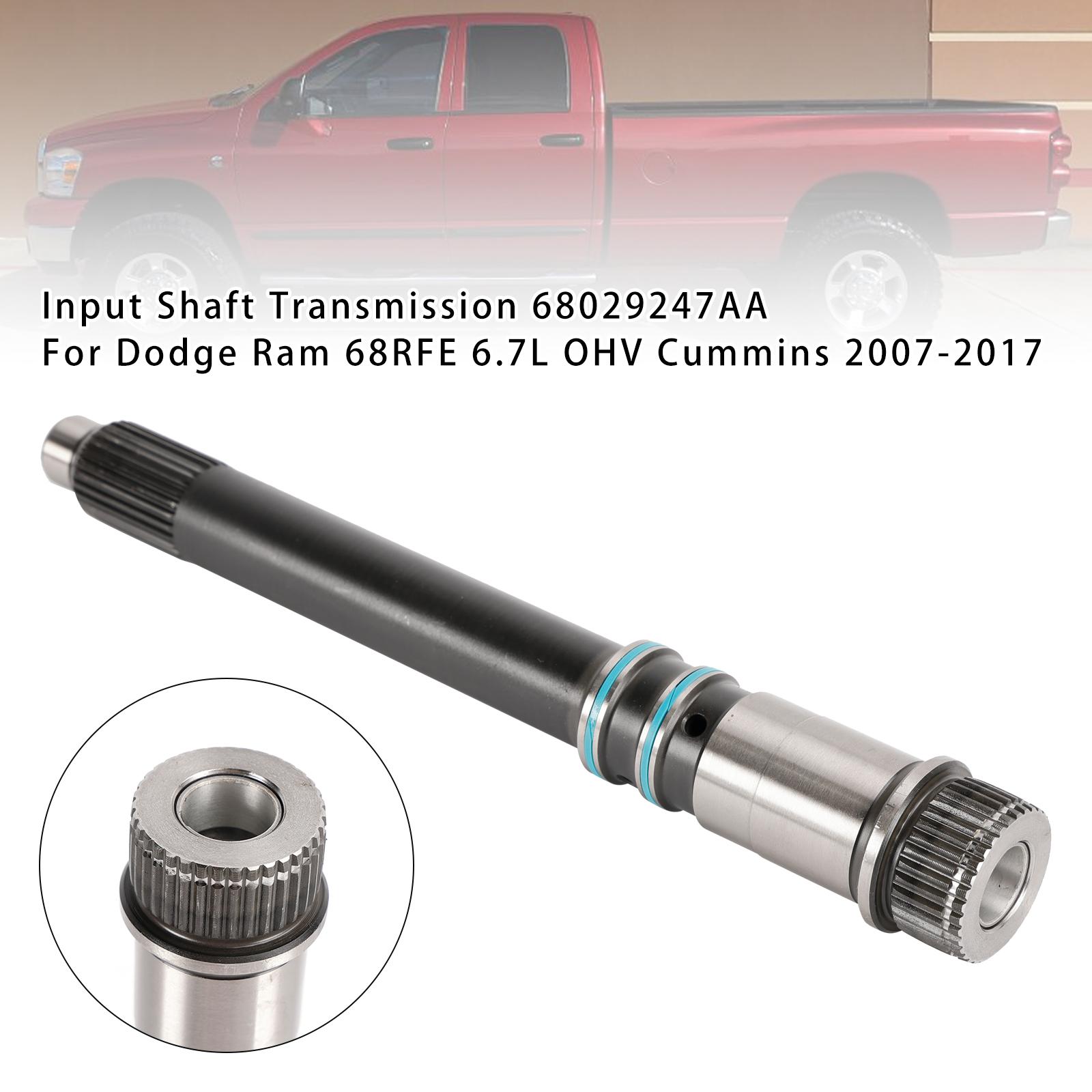 Входной вал трансмиссии 68029247AA для Dodge Ram 68RFE 6.7L OHV Cummins 2007-2017
Входной вал трансмиссии 68029247AA для Dodge Ram 68RFE 6.7L OHV Cummins 2007-2017