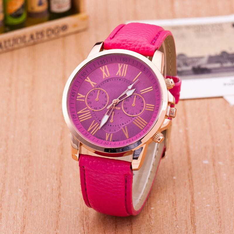 Модные женские кварцевые аналоговые часы с кожаным ремешком и римским циферблатом, повседневные деловые часы
Модные женские кварцевые аналоговые часы с кожаным ремешком и римским циферблатом, повседневные деловые часы
