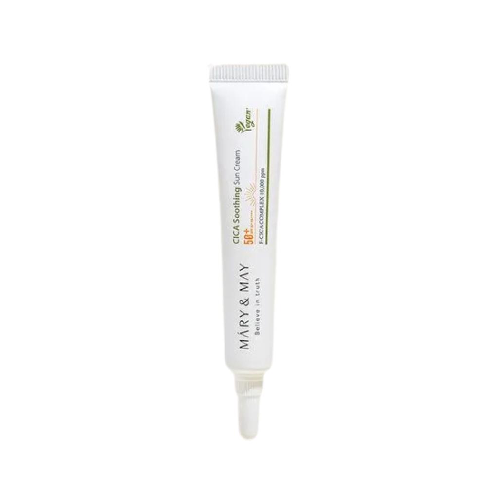 Mary&May CICA Soothing Sun Cream SPF50+ PA++++ 12 g (mini) - soothing sunscreen
Mary&May CICA Soothing Sun Cream SPF50+ PA++++ 12 g (mini) - soothing sunscreen