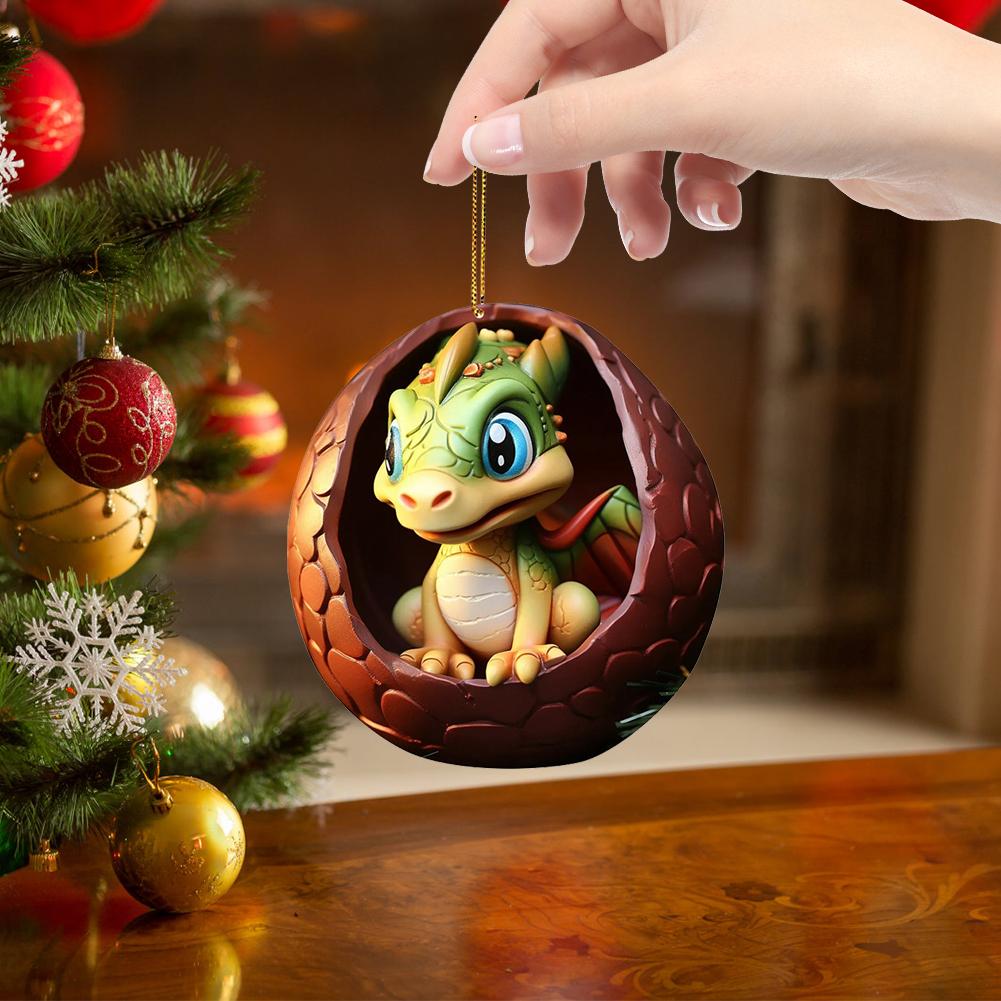 Christmas Dragon Egg Tree Pendant Cute Dragon Egg Decoration Acrylic Dragon Statue Realistic for Home and Car Decoration
Christmas Dragon Egg Tree Pendant Cute Dragon Egg Decoration Acrylic Dragon Statue Realistic for Home and Car Decoration