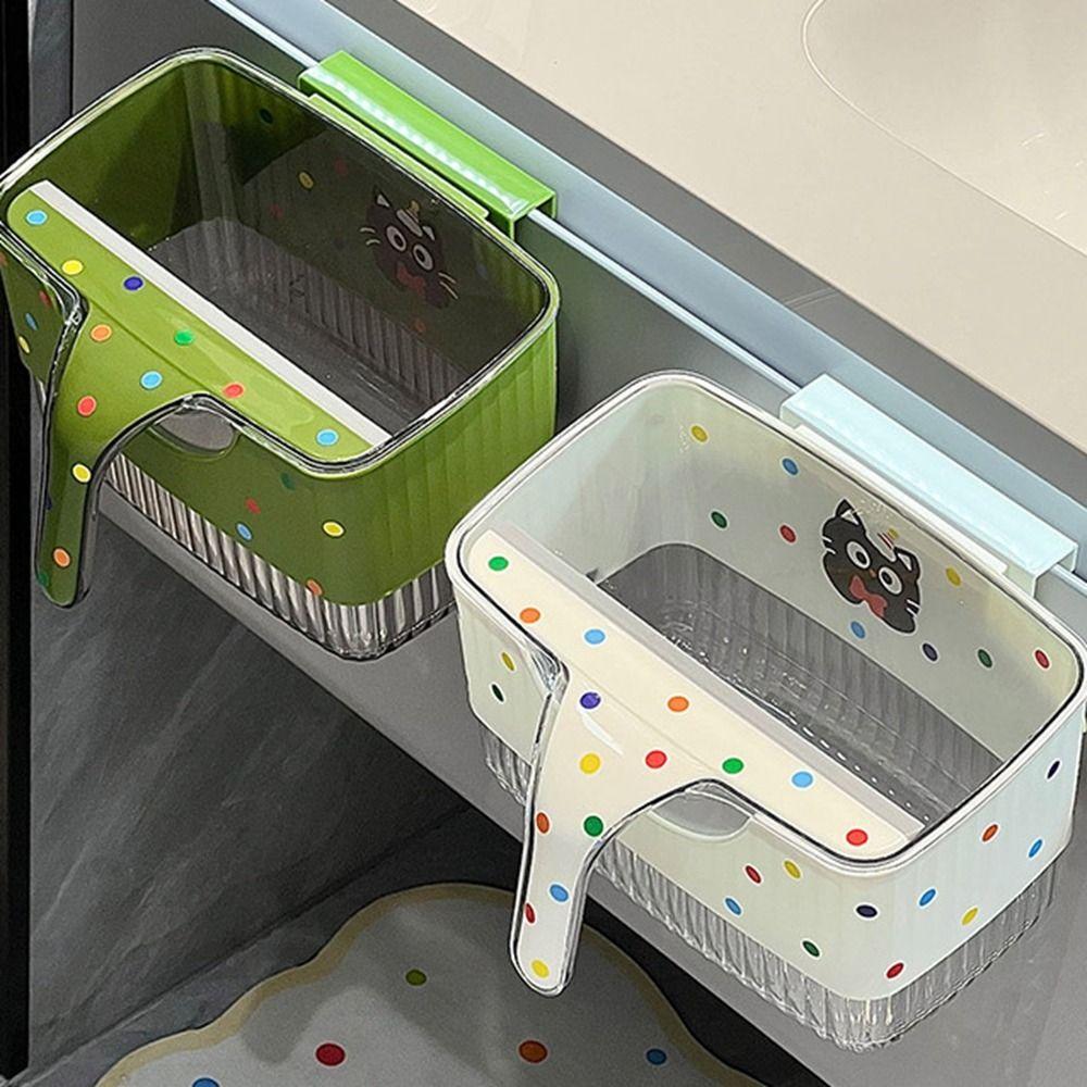 Cartoon Wall Mounted Trash Can Plastic Kitchen Wastebasket Cute Food Waste Bin Bathroom білий
Cartoon Wall Mounted Trash Can Plastic Kitchen Wastebasket Cute Food Waste Bin Bathroom білий