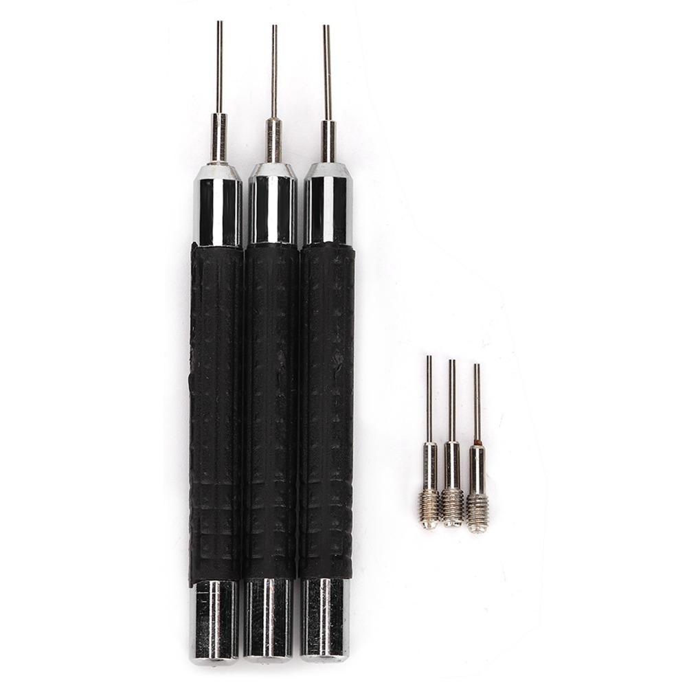 3pcs Alloy Material Watch Band Link Remover 0.7mm/0.8mm/0.9mm Needle 3PCS Set Watch Pin Punch Watch Repairing Tool Link Remove
3pcs Alloy Material Watch Band Link Remover 0.7mm/0.8mm/0.9mm Needle 3PCS Set Watch Pin Punch Watch Repairing Tool Link Remove