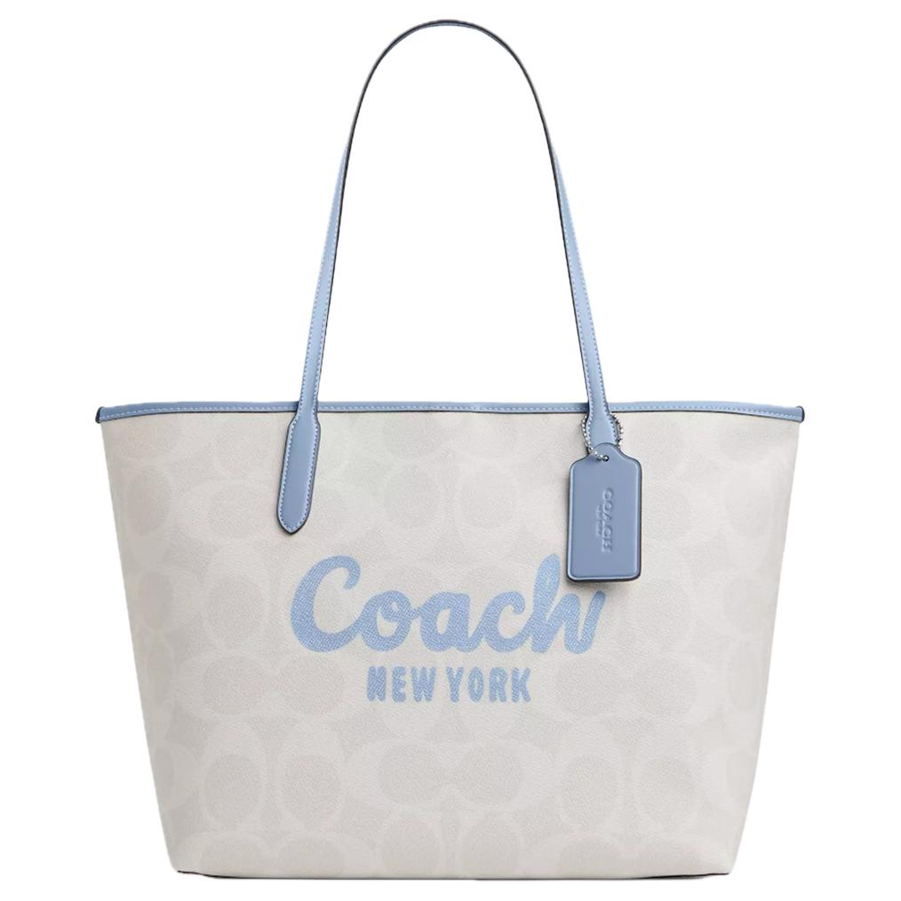Coach Signature Monogram Canvas Light Blue Leather Trim Large Tote Bag For Women Daily Use Basic Set (Bag+Dust Bag)
Coach Signature Monogram Canvas Light Blue Leather Trim Large Tote Bag For Women Daily Use Basic Set (Bag+Dust Bag)
