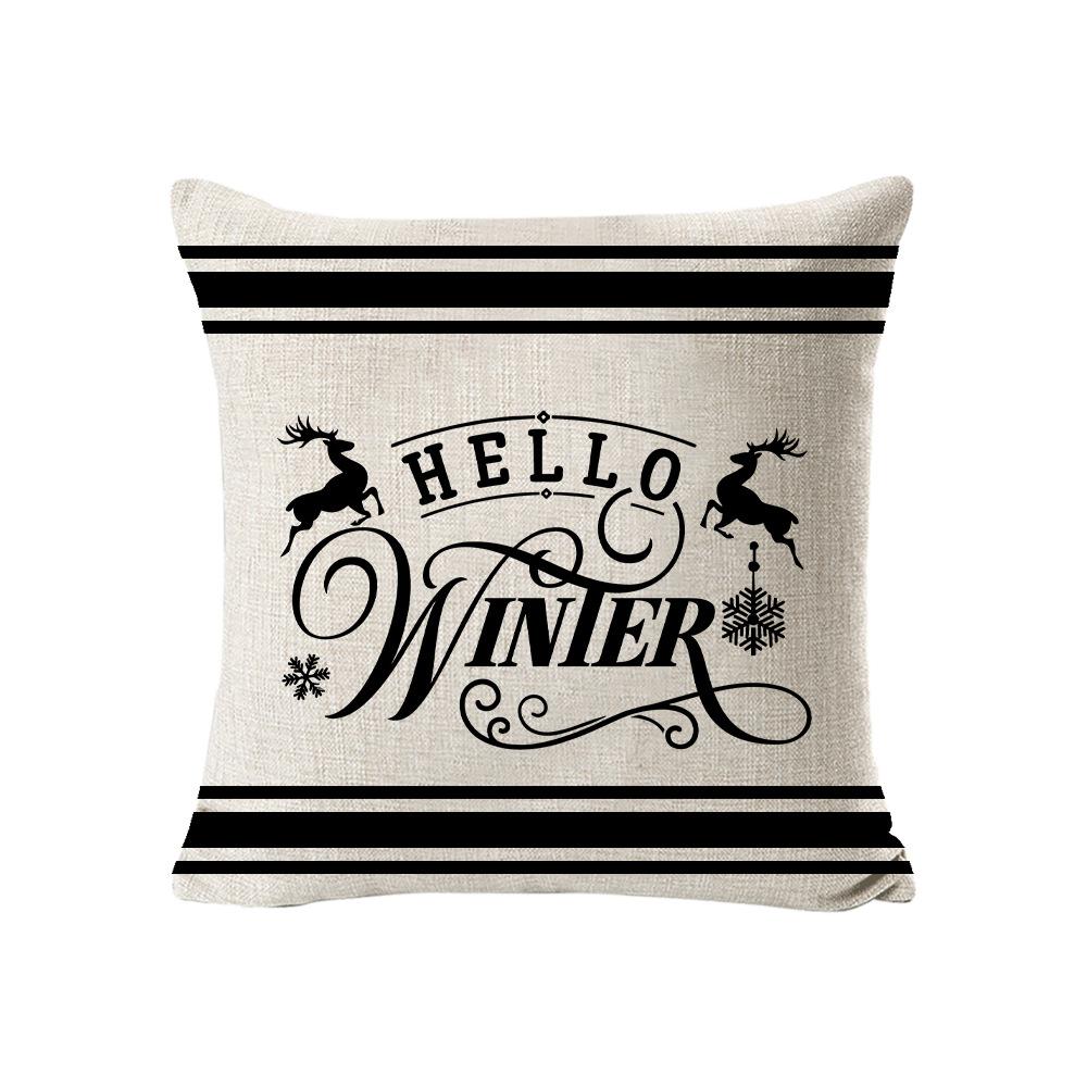 Christmas Pillow Cushion Home Living Room Decoration Printed Pillow Case Bedroom Large Cushion 45 * 45cm without core
Christmas Pillow Cushion Home Living Room Decoration Printed Pillow Case Bedroom Large Cushion 45 * 45cm without core
