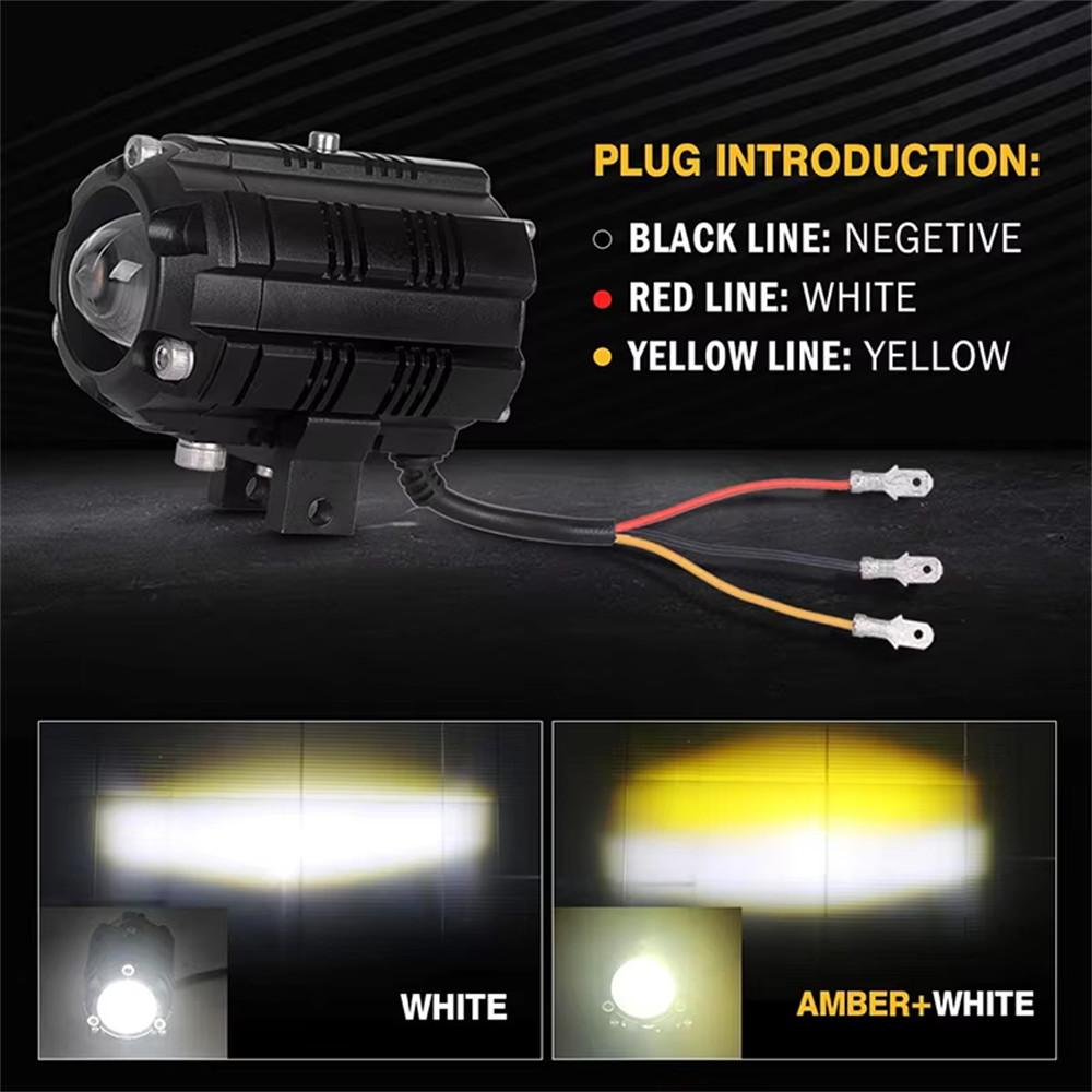 V05 1 Pair Motorcycle LED Fog Lights IP67 Waterproof Aluminum Alloy Housing High Low Beam Spotlight Type A
V05 1 Pair Motorcycle LED Fog Lights IP67 Waterproof Aluminum Alloy Housing High Low Beam Spotlight Type A