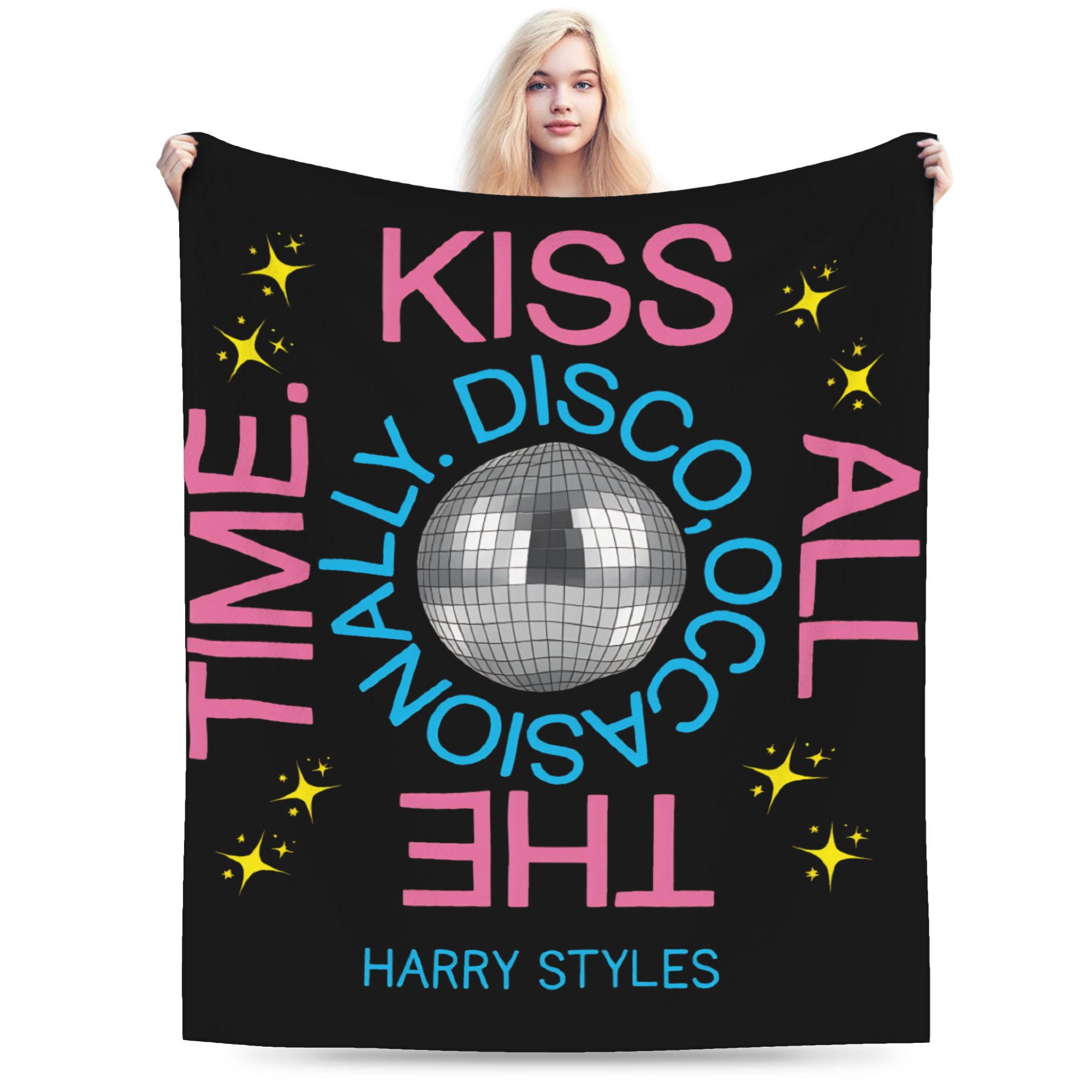 Harryed Stylesed Kiss All the Time Disco Occasionally Throw Blanket for Couch Soft Cozy Plush Blanket Bedspreads for All Seasons 75x90cm
Harryed Stylesed Kiss All the Time Disco Occasionally Throw Blanket for Couch Soft Cozy Plush Blanket Bedspreads for All Seasons 75x90cm