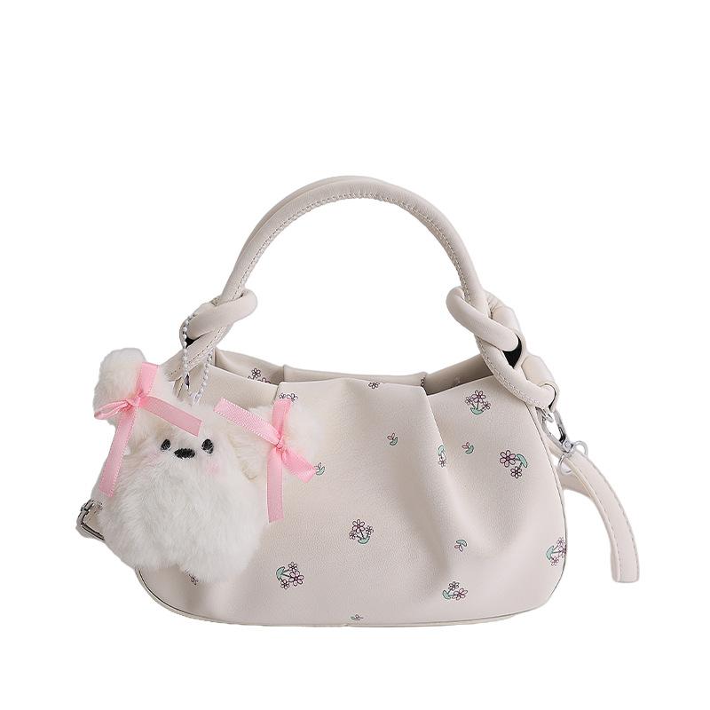 Simple floral hand carry small bag women s new versatile pleated cloud bag early spring casual shoulder messenger bag білий
Simple floral hand carry small bag women s new versatile pleated cloud bag early spring casual shoulder messenger bag білий