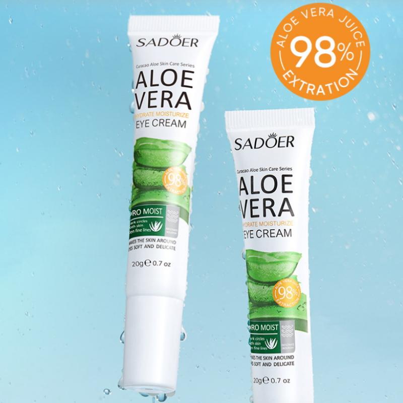 Sadoer Aloe Vera Eye Cream Anti Wrinkle Dark Circles Eye Bags Moisturizing Firming Smooth Eye Beauty Skin Care Cosmetics onesize
Sadoer Aloe Vera Eye Cream Anti Wrinkle Dark Circles Eye Bags Moisturizing Firming Smooth Eye Beauty Skin Care Cosmetics onesize