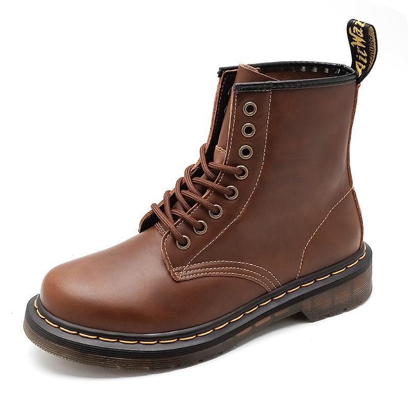 Martin boots imitation mad horse leather medium tube Martin boots - 46 коричневий
Martin boots imitation mad horse leather medium tube Martin boots - 46 коричневий