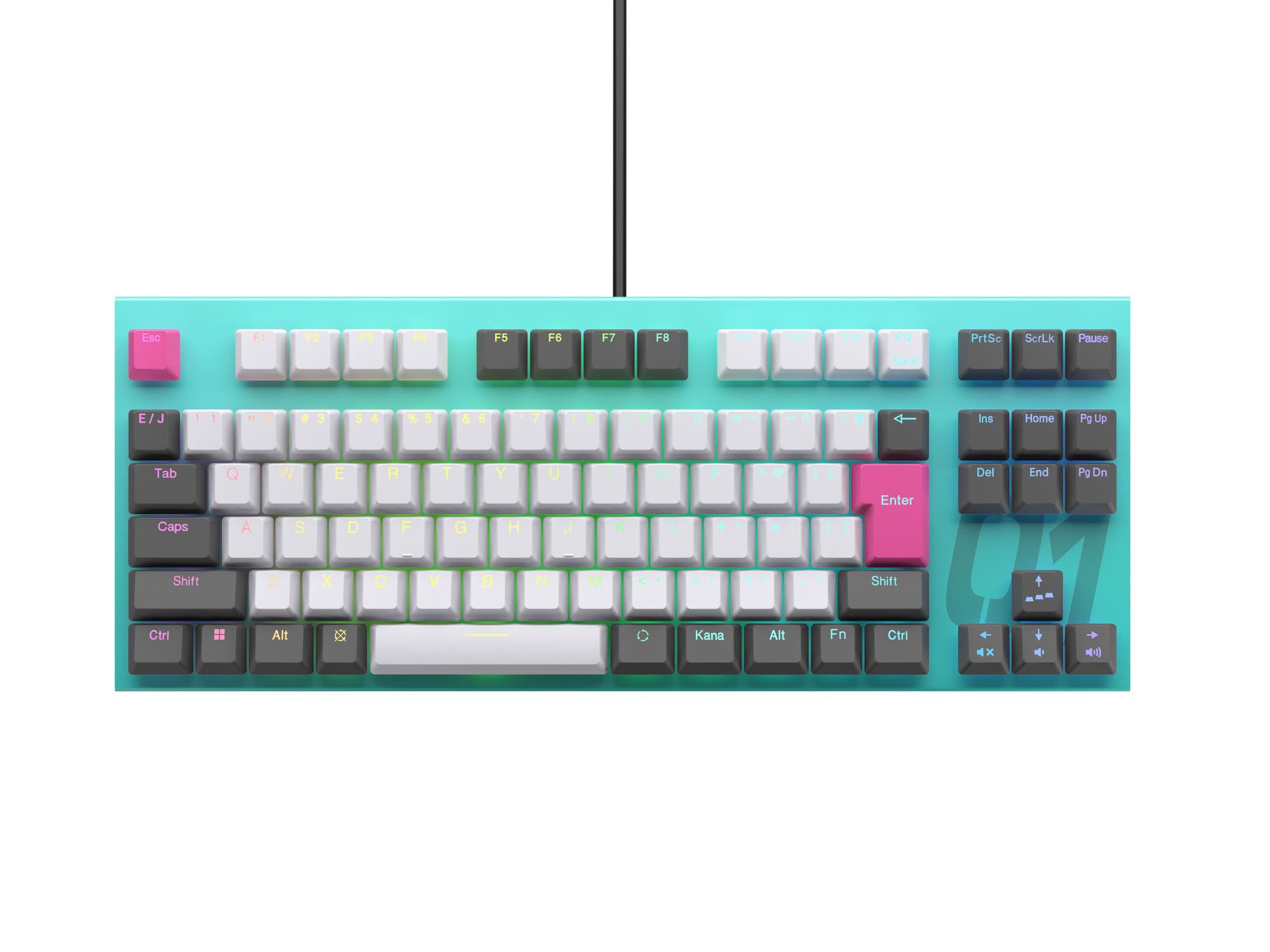 Topre REALFORCE GX1 Hatsune Miku Collaboration Color Design Model Tenkeyless 91 Keys Japanese Layout 45g Load Gaming Keyboard X1UCM1 KB0771
Topre REALFORCE GX1 Hatsune Miku Collaboration Color Design Model Tenkeyless 91 Keys Japanese Layout 45g Load Gaming Keyboard X1UCM1 KB0771