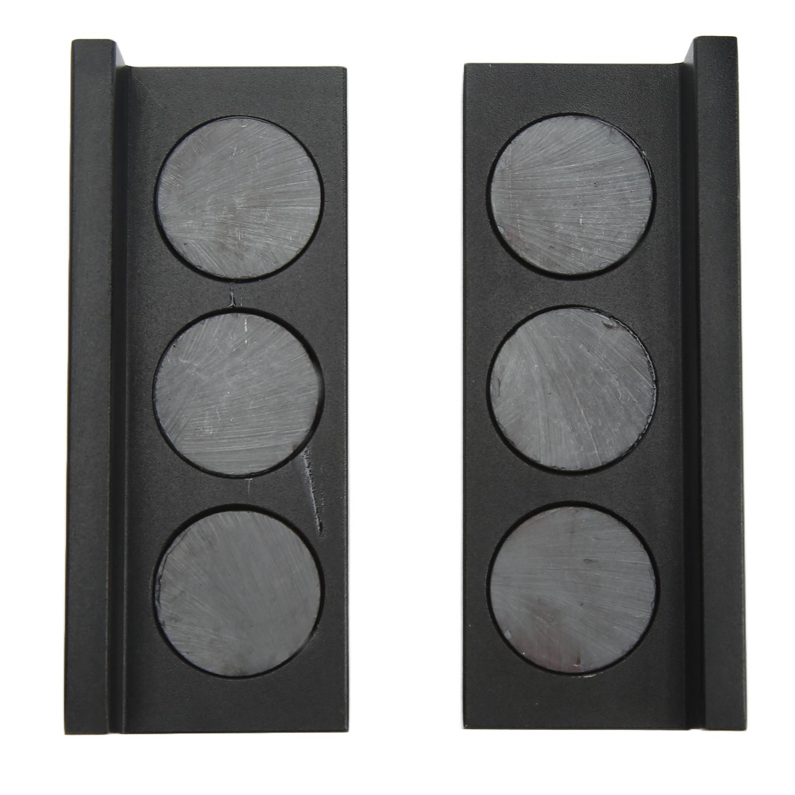 2Pcs Vice Jaw Pads Steel Billet Aluminum Magnetic High Performance Grooved Surface Multi Purpose
2Pcs Vice Jaw Pads Steel Billet Aluminum Magnetic High Performance Grooved Surface Multi Purpose