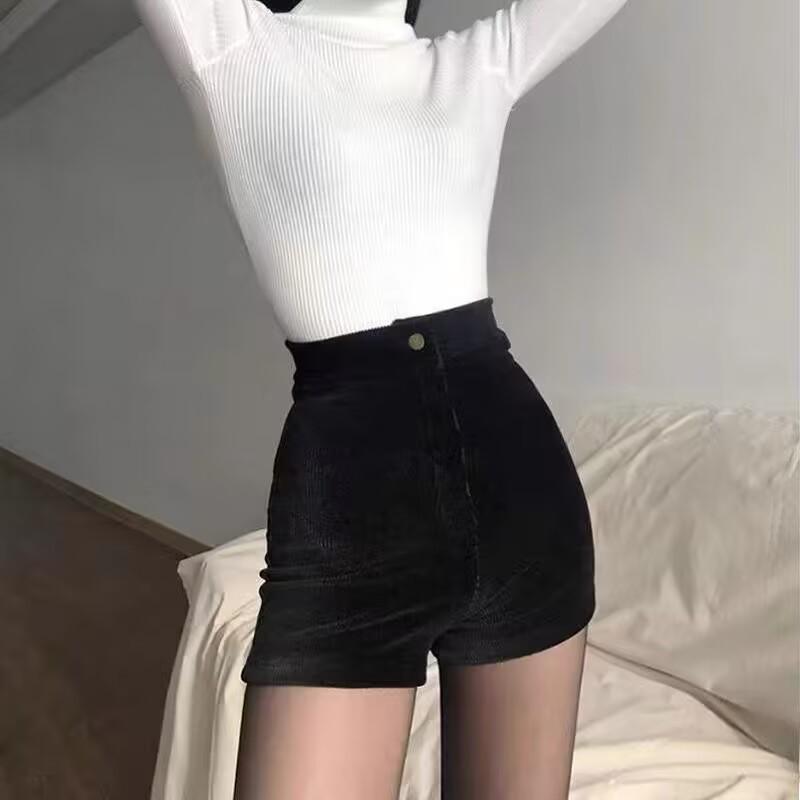 Women s High-Waisted Wide-Leg Corduroy Shorts: Autumn/Winter Slimming A-Line Fashion Bootcut Pants S чёрный
Women s High-Waisted Wide-Leg Corduroy Shorts: Autumn/Winter Slimming A-Line Fashion Bootcut Pants S чёрный