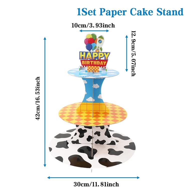 1Set 3-Tier Farm Animal Cow Print Round Cardboard Cupcake Stand for Cupcake Perfect for Cow Kids Favor Birthday Party Decoration
1Set 3-Tier Farm Animal Cow Print Round Cardboard Cupcake Stand for Cupcake Perfect for Cow Kids Favor Birthday Party Decoration
