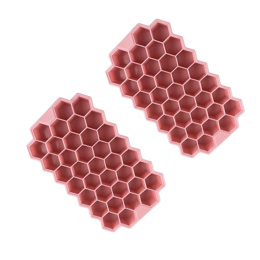2PC Silicone Ice Cube Trays with No Lids-Honeycomb&Quick Freeze Mold,Food-Grade Easy Release Non-Stick Molds for Whiskey,Freezer
2PC Silicone Ice Cube Trays with No Lids-Honeycomb&Quick Freeze Mold,Food-Grade Easy Release Non-Stick Molds for Whiskey,Freezer
