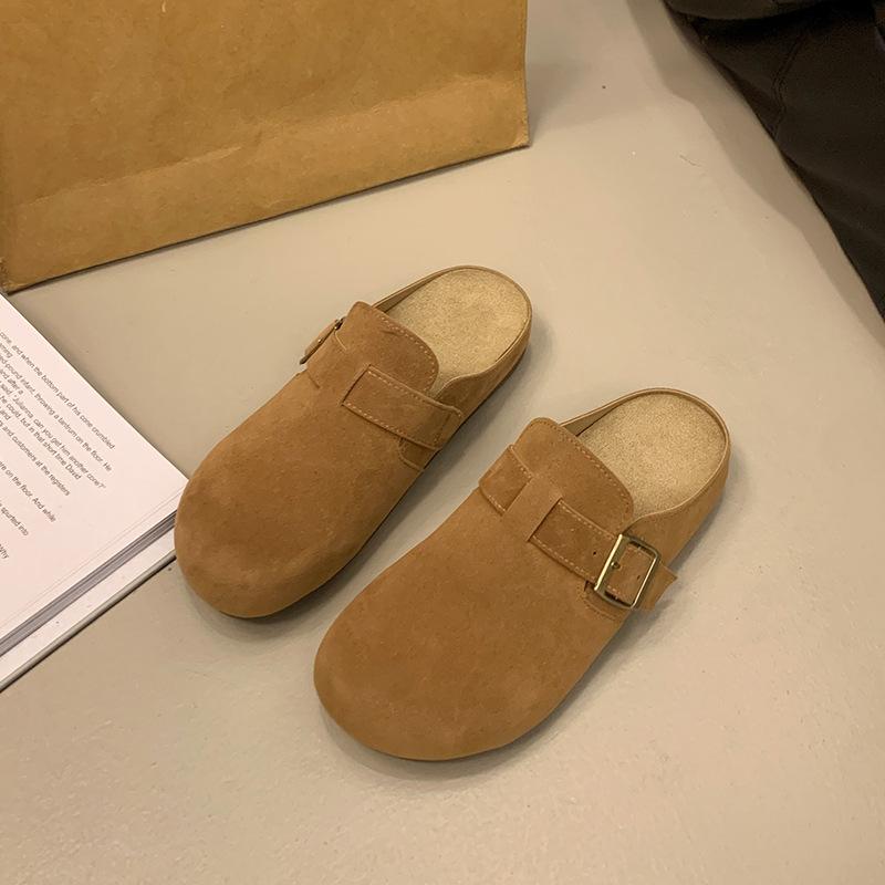 Soft-soled women s thick-soled slippers outer wear spring and summer new one-pedal Boken bag head half slippers sandals 35
Soft-soled women s thick-soled slippers outer wear spring and summer new one-pedal Boken bag head half slippers sandals 35