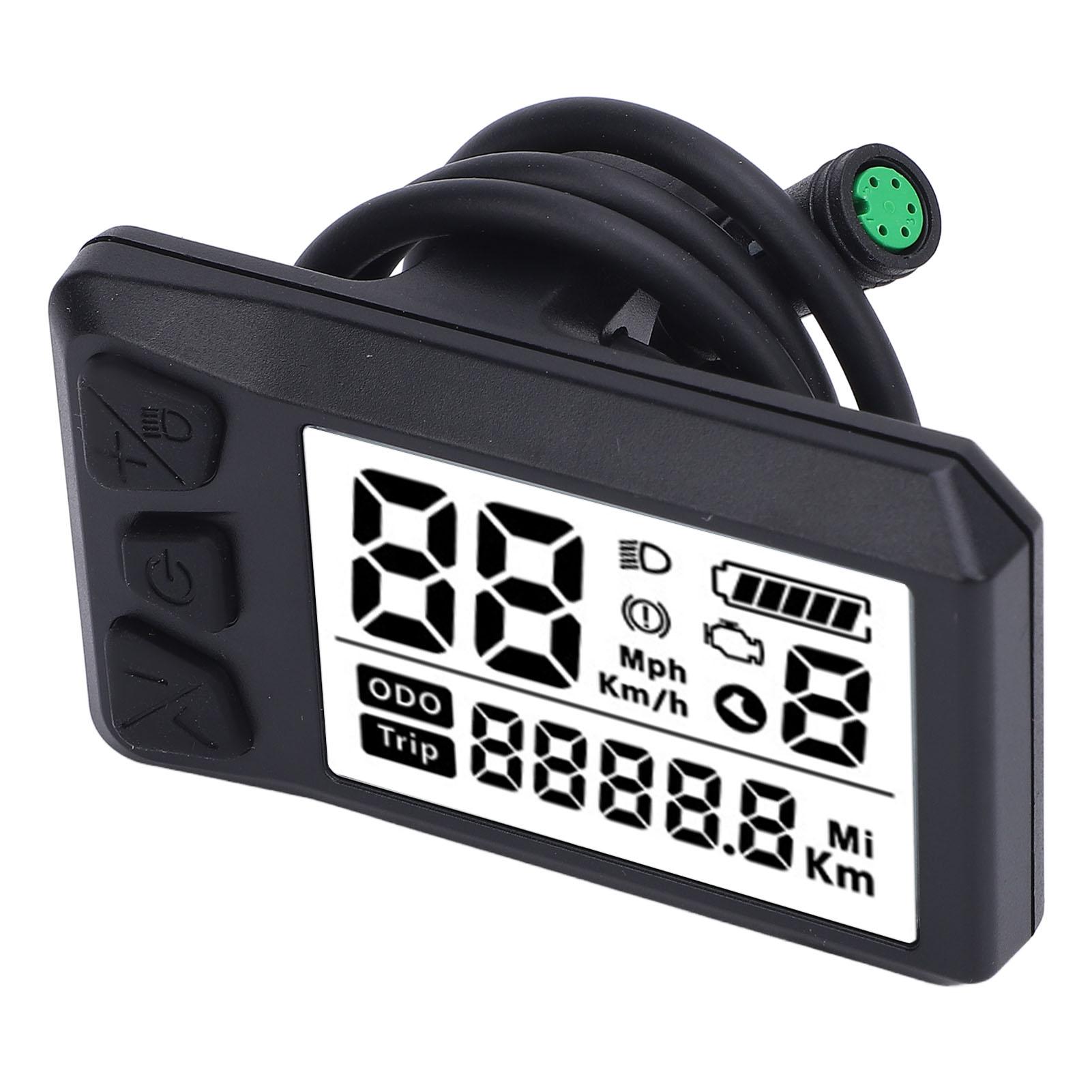 Electric Cycle LCD Display Computer Conversion Kit Control Panel for Mid Drive Motor 530S Universal for 01 02 HD