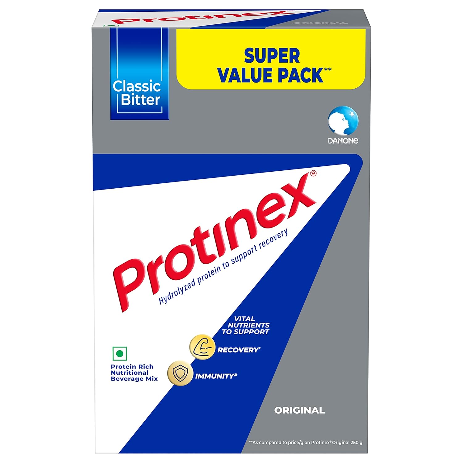 Protinex Original Nutritional Protein Mix For Adults 1 Kg BIB High Protein Vital Nutrients Strength Immunity
Protinex Original Nutritional Protein Mix For Adults 1 Kg BIB High Protein Vital Nutrients Strength Immunity