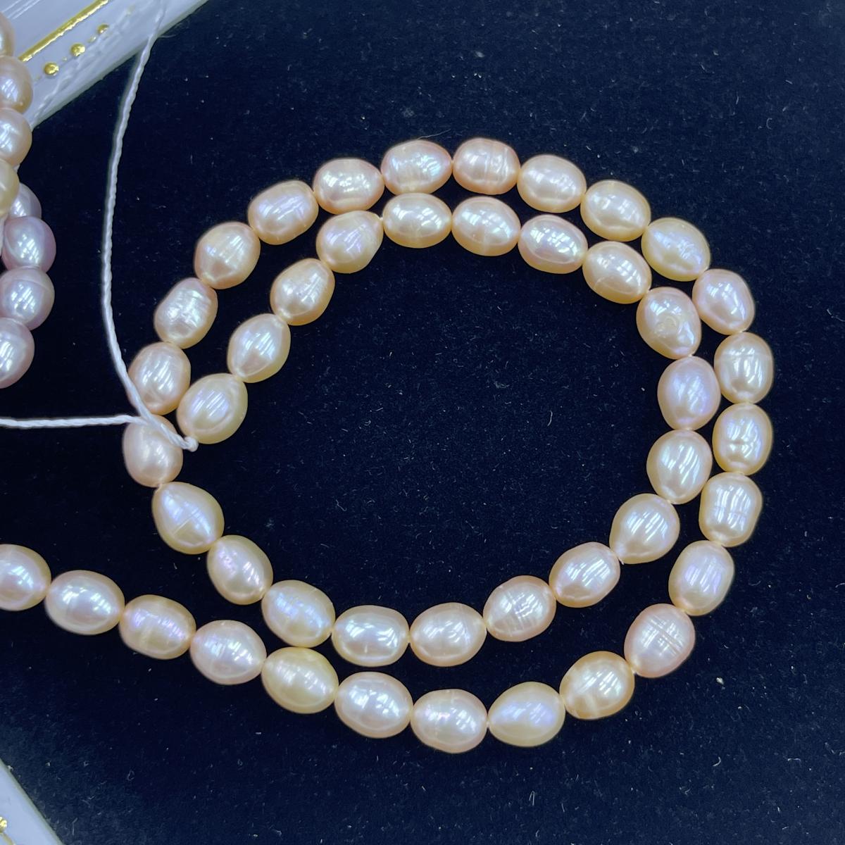 1String, White Purple Pink Natural Freshwater Pearls, Handmade Rice Pearl Beads for Jewelry Making DIY Crafts (Beads 6-7mm, Length 36cm) 1String/6-7mm-36cm рожевий
1String, White Purple Pink Natural Freshwater Pearls, Handmade Rice Pearl Beads for Jewelry Making DIY Crafts (Beads 6-7mm, Length 36cm) 1String/6-7mm-36cm рожевий
