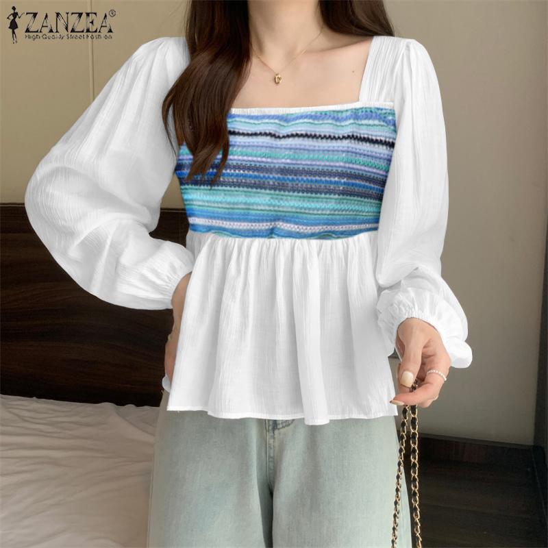 ZANZEA Весенние женщины Примерка Квадратная шея Пэчворк Топы
ZANZEA Весенние женщины Примерка Квадратная шея Пэчворк Топы