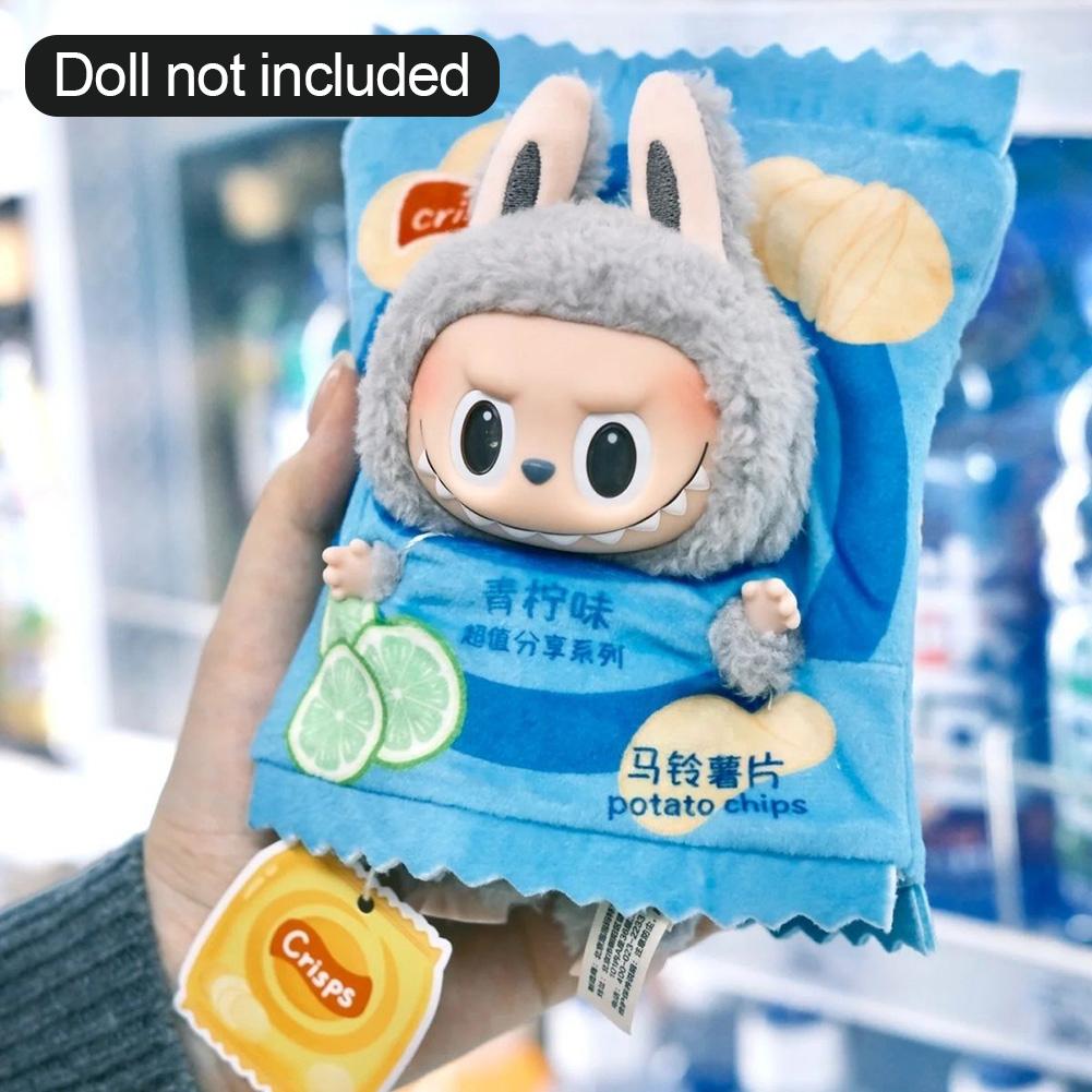 Для 15 см фигурки куклы Labubu The Monsters одежда с упаковкой картофельных чипсов, мультяшная одежда с сердцебиением, одежда-макарон синий
Для 15 см фигурки куклы Labubu The Monsters одежда с упаковкой картофельных чипсов, мультяшная одежда с сердцебиением, одежда-макарон синий