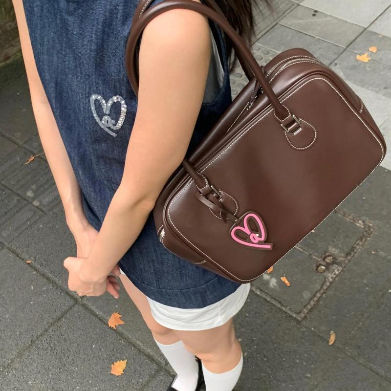 JIAERDI Vintage Coffee Handbag Wallet Women Retro Jk Uniform Large Capacity Tote Bag Female Harajuku Shoulder Bowling Bag 2025 34x24x10cm кофейный
JIAERDI Vintage Coffee Handbag Wallet Women Retro Jk Uniform Large Capacity Tote Bag Female Harajuku Shoulder Bowling Bag 2025 34x24x10cm кофейный
