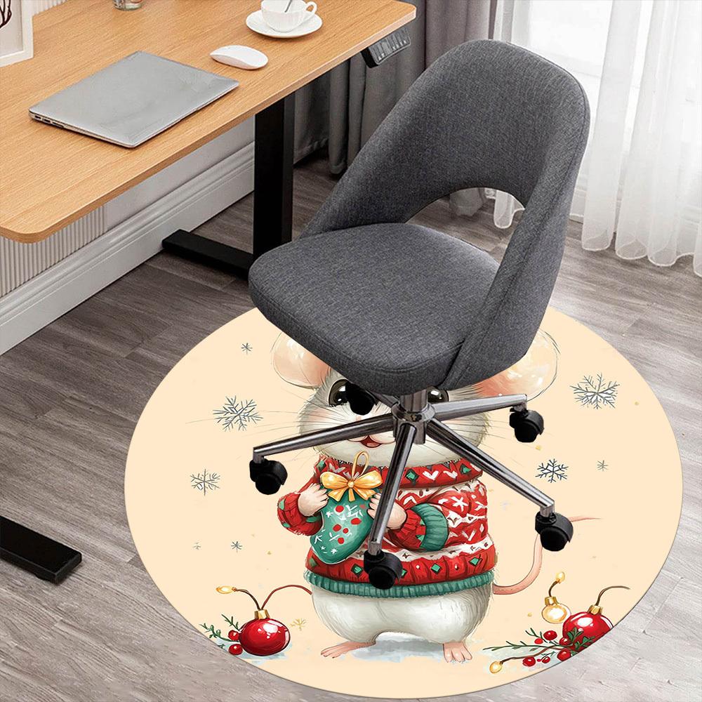 1pc mouse holiday Round Chair mat Area Rug - Non-Slip, Floor Mat for Office, Bedroom, and Indoor Decor -1002028 80cm by 80cm
1pc mouse holiday Round Chair mat Area Rug - Non-Slip, Floor Mat for Office, Bedroom, and Indoor Decor -1002028 80cm by 80cm
