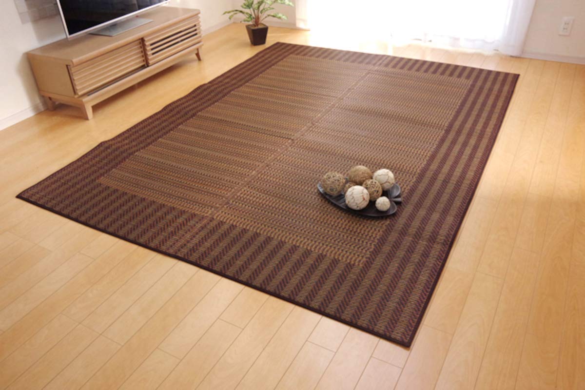 Ikehiko Made in Japan Rush Rug Carpet Brown 3 Tatami Rectangle F Knarl Approximately 191 x 250cm Made in Japan Plump Backing Hiba Processing
Ikehiko Made in Japan Rush Rug Carpet Brown 3 Tatami Rectangle F Knarl Approximately 191 x 250cm Made in Japan Plump Backing Hiba Processing