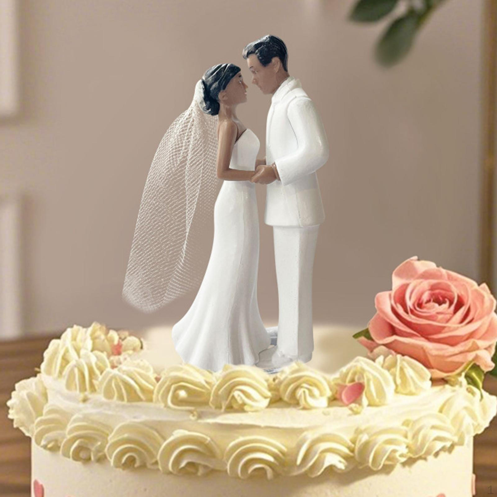 Wedding Cake Topper Bride And Groom Ornament Statue Decoration Simulation Scenery Landscape Layout White Suit
Wedding Cake Topper Bride And Groom Ornament Statue Decoration Simulation Scenery Landscape Layout White Suit
