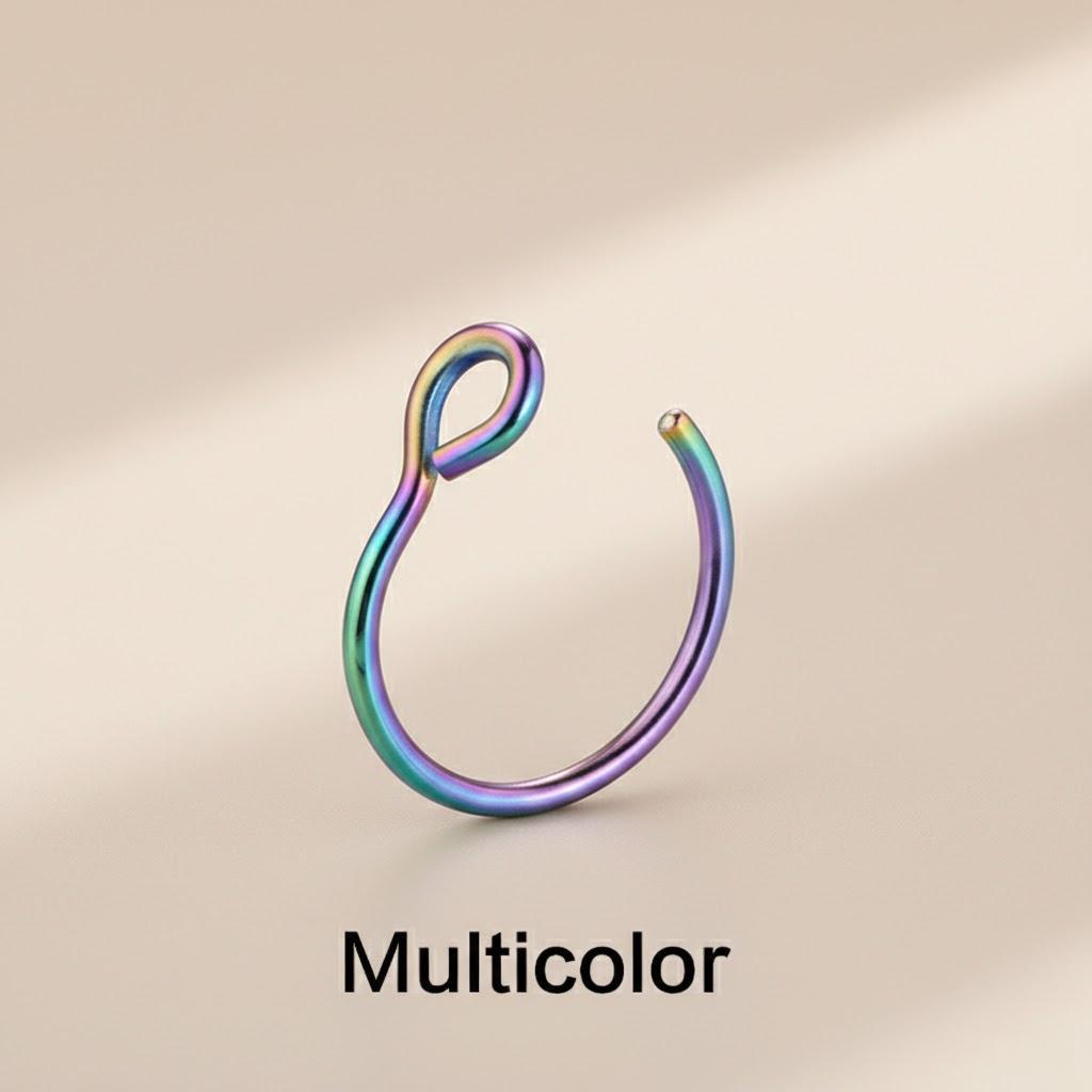 316L Stainless Steel Clip on Nose Ring Fake Nose Stud Body Jewelry for Women Men Fashion Hoop Accessory
316L Stainless Steel Clip on Nose Ring Fake Nose Stud Body Jewelry for Women Men Fashion Hoop Accessory