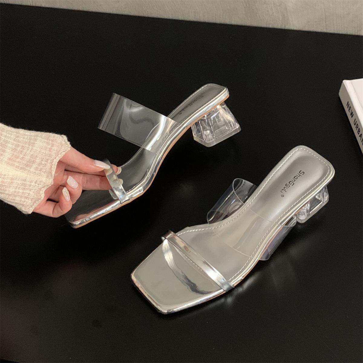 Хрустальные шлепанцы на толстом каблуке женская летняя обувь 2025 новая корейская версия французская фея вечерний бриз темперамент сандалии на одной перемычке 39 серебряный
Хрустальные шлепанцы на толстом каблуке женская летняя обувь 2025 новая корейская версия французская фея вечерний бриз темперамент сандалии на одной перемычке 39 серебряный