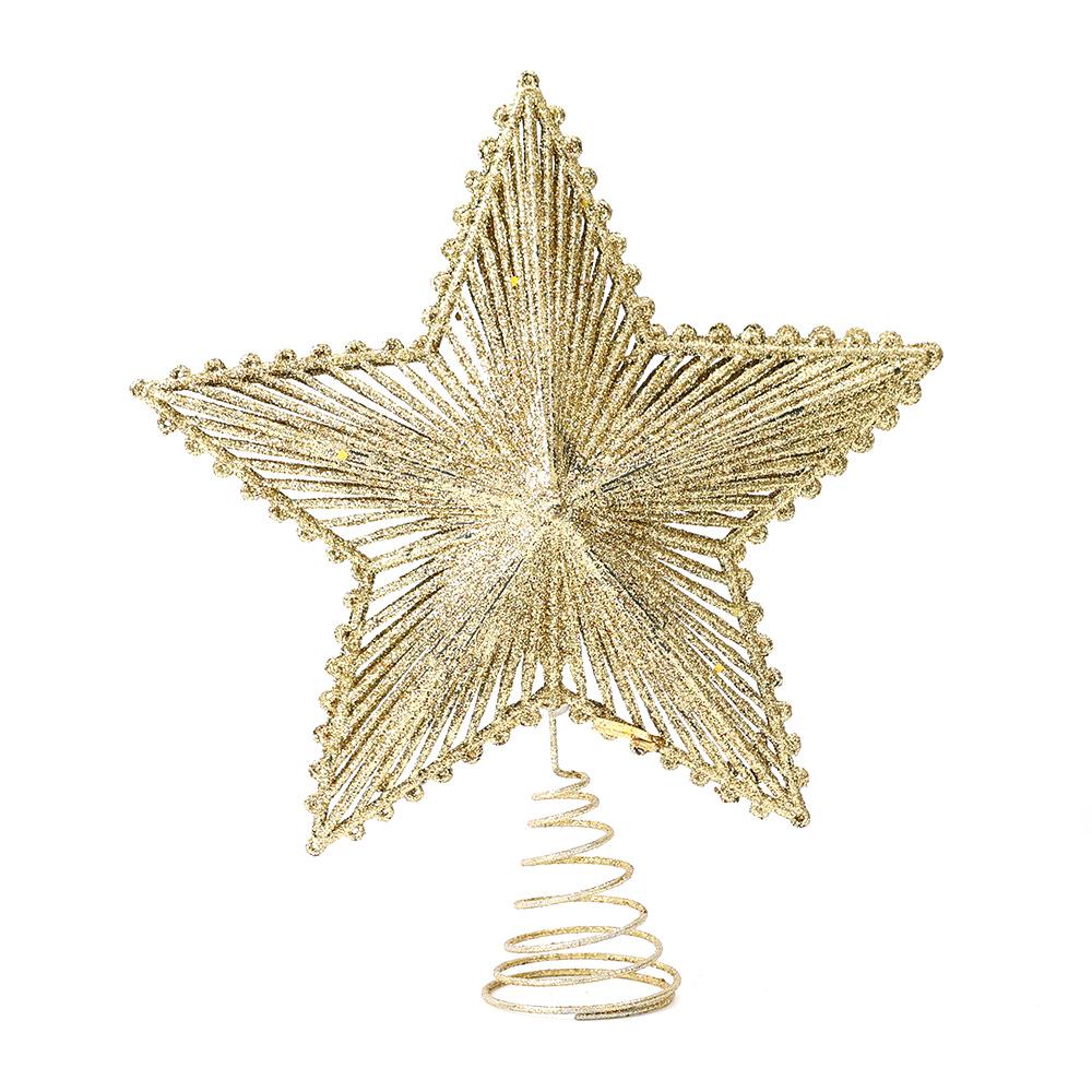 Christmas Treetop Star Pendent Glittering Hollow Out Gold Silver Red Stars Home Party Festival Hanging Decoration Tree Ornament золотий
Christmas Treetop Star Pendent Glittering Hollow Out Gold Silver Red Stars Home Party Festival Hanging Decoration Tree Ornament золотий