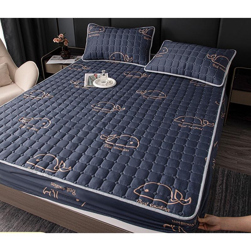 Quilted Printed Flannel Mattress Cover Fitted Sheet Soft Warm Comfortable Bedding for All Seasons 90*200*30cm
Quilted Printed Flannel Mattress Cover Fitted Sheet Soft Warm Comfortable Bedding for All Seasons 90*200*30cm