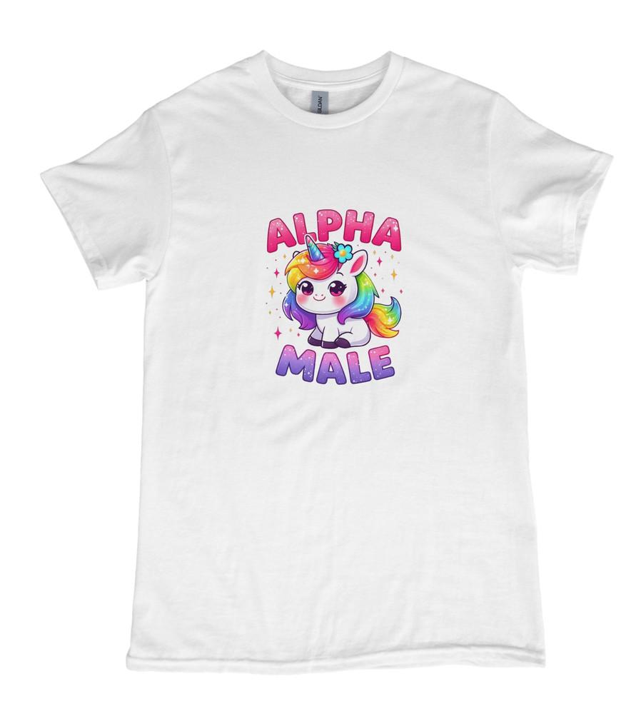 ALPHA MALE Tshirt Funny Joke Top Novelty Unicorn Tee 146 4XL
ALPHA MALE Tshirt Funny Joke Top Novelty Unicorn Tee 146 4XL