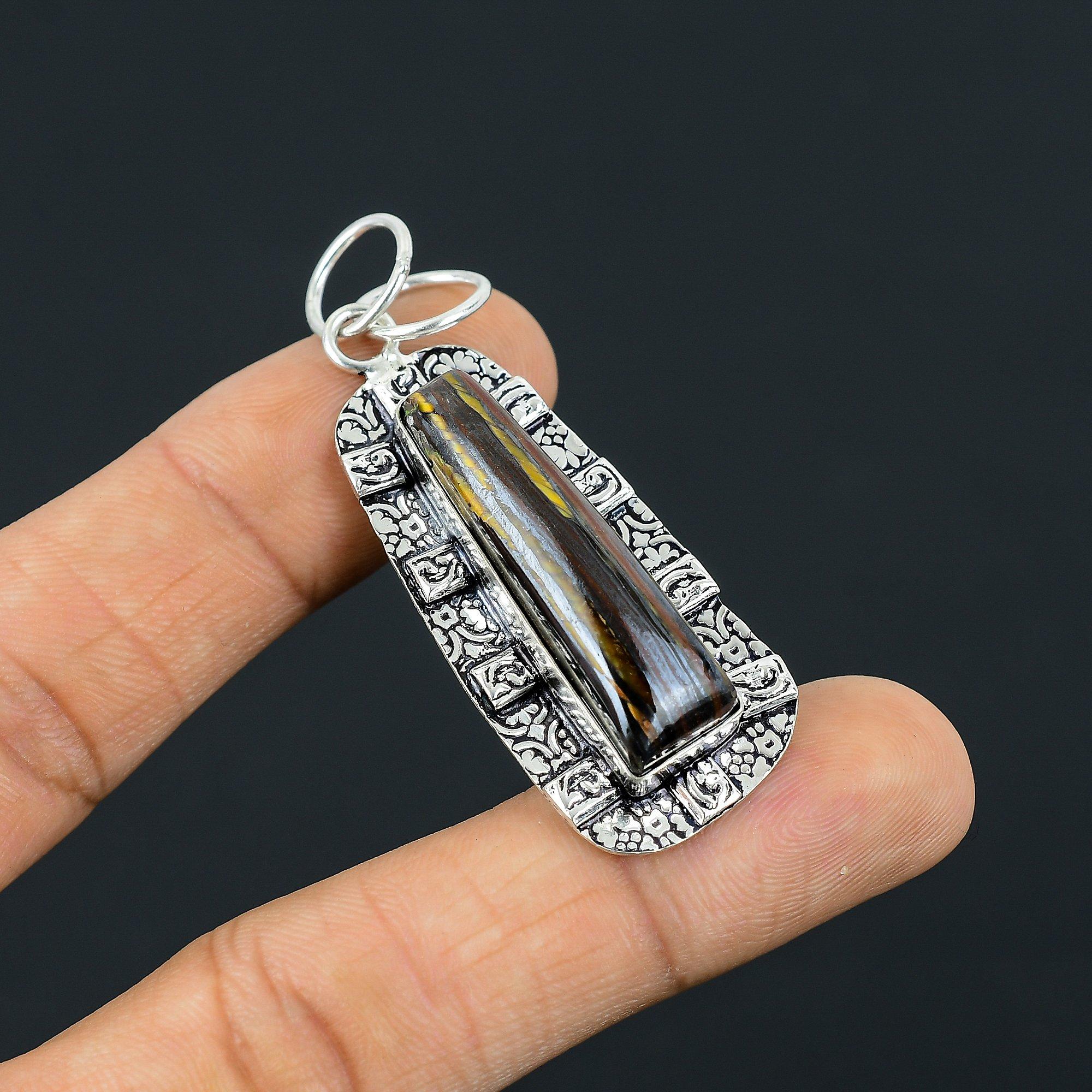 Natural Iron Tiger Eye Daughter Bezel Birthday Wedding Pendant Sterling Silver
Natural Iron Tiger Eye Daughter Bezel Birthday Wedding Pendant Sterling Silver