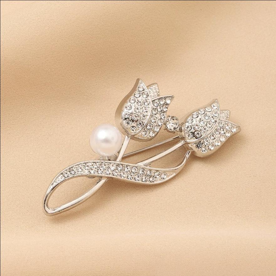 Fashion Crystal Tulip Flower Brooch Pins Shiny Women s Metal Brooches Alloy Pins Men Girls Party Badge Gifts
Fashion Crystal Tulip Flower Brooch Pins Shiny Women s Metal Brooches Alloy Pins Men Girls Party Badge Gifts