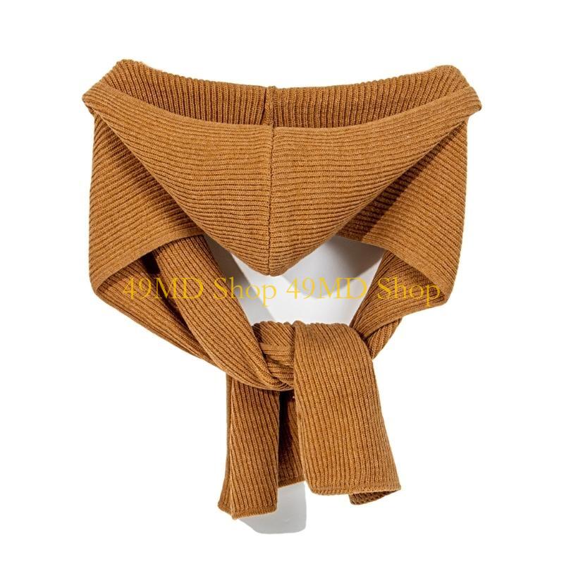 49MD Popular Knitted Scarf Hooded Shawl Cashmere Blend Hat for Office Lady Daily Use
49MD Popular Knitted Scarf Hooded Shawl Cashmere Blend Hat for Office Lady Daily Use