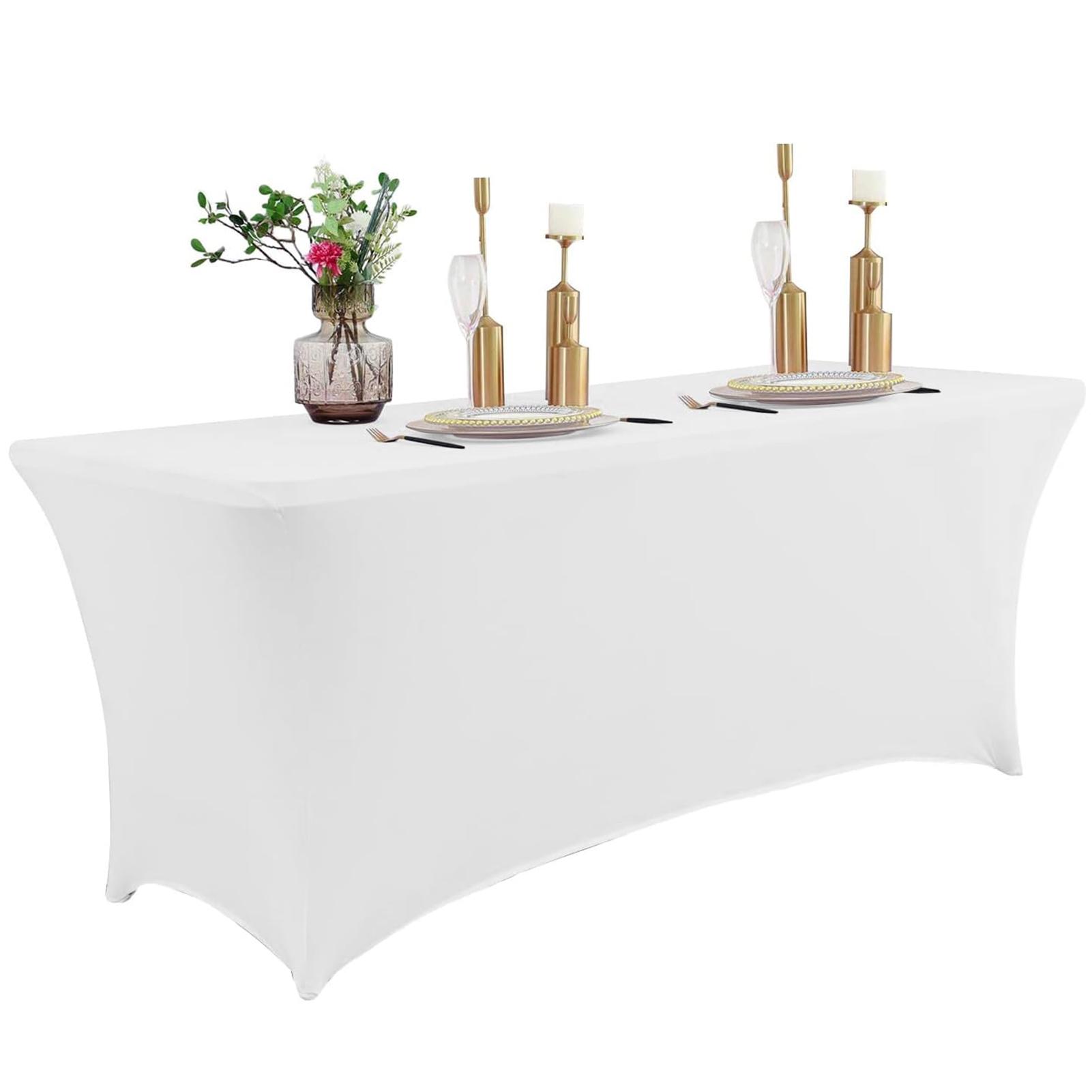 Скатерть 4/6 футов для прямоугольного эластичного спандекса для гостиничных свадебных столов, складная скатерть для коктейльного столика, защита 4FT 120x75x75cm белый
Скатерть 4/6 футов для прямоугольного эластичного спандекса для гостиничных свадебных столов, складная скатерть для коктейльного столика, защита 4FT 120x75x75cm белый