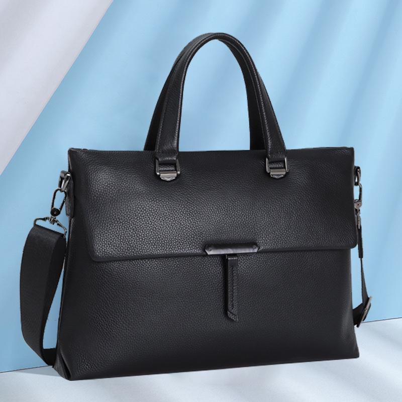 Мужской деловой портфель из натуральной кожи для ноутбука — большой вместимости, стильный и повседневный Top layer cowhide briefcase
Мужской деловой портфель из натуральной кожи для ноутбука — большой вместимости, стильный и повседневный Top layer cowhide briefcase