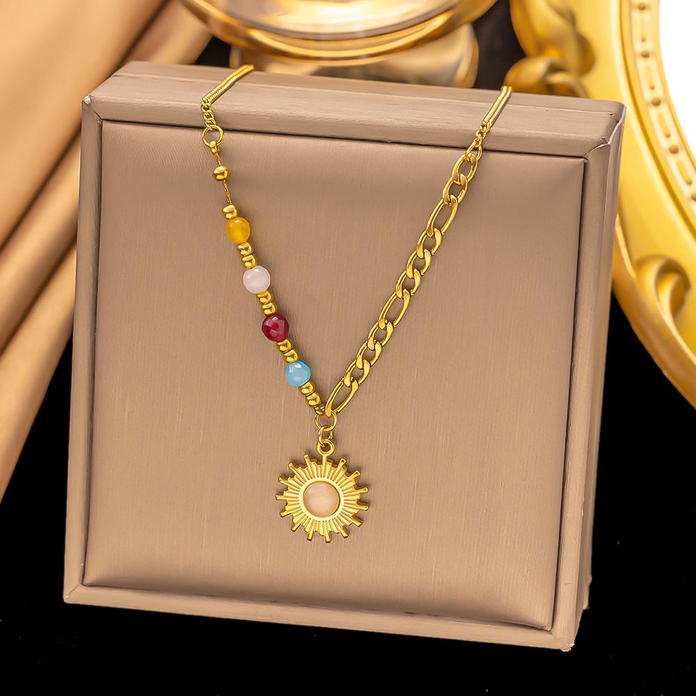 Элегантное женское трансграничное ожерелье: Не выцветающие, Легкая роскошь, Изысканные нишевые украшения-цепочки для ключиц