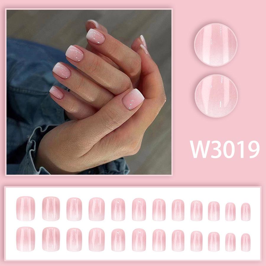 24-Piece Gradient Blush Nail Art Set - Chic European/American Fashion Style
24-Piece Gradient Blush Nail Art Set - Chic European/American Fashion Style