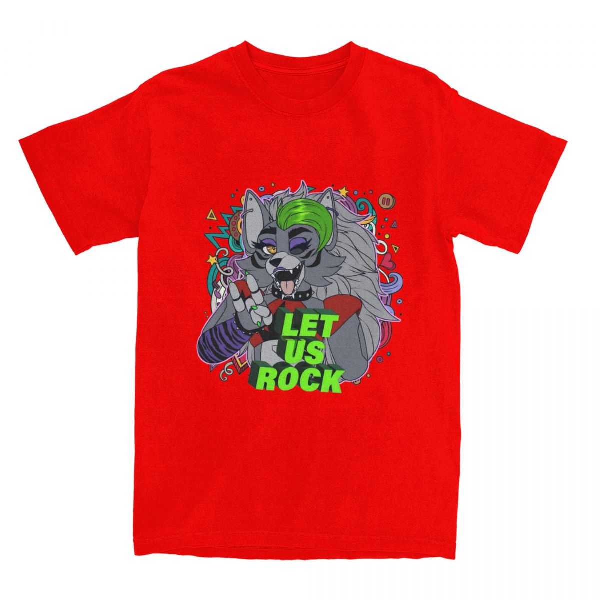 Funny Roxanne Wolf TShirt Men Women FNAF Funny Pure Cotton Tees Crewneck Short Sleeve T Shirts Birthday Present Tops S
Funny Roxanne Wolf TShirt Men Women FNAF Funny Pure Cotton Tees Crewneck Short Sleeve T Shirts Birthday Present Tops S