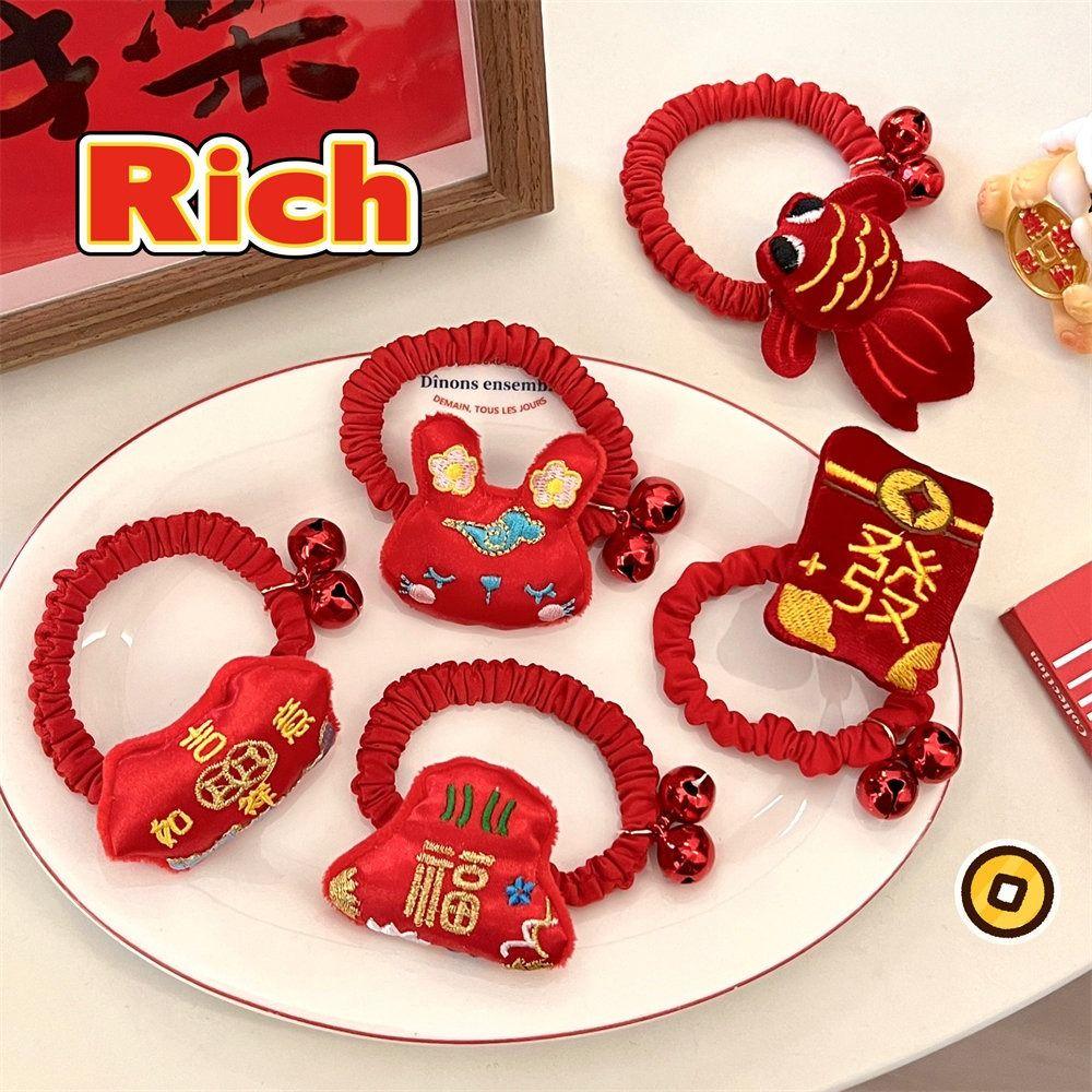 Plush New Year Children Headwear Red Hair Rope New Year Elastic Hair Band Creative Girls/Women
Plush New Year Children Headwear Red Hair Rope New Year Elastic Hair Band Creative Girls/Women