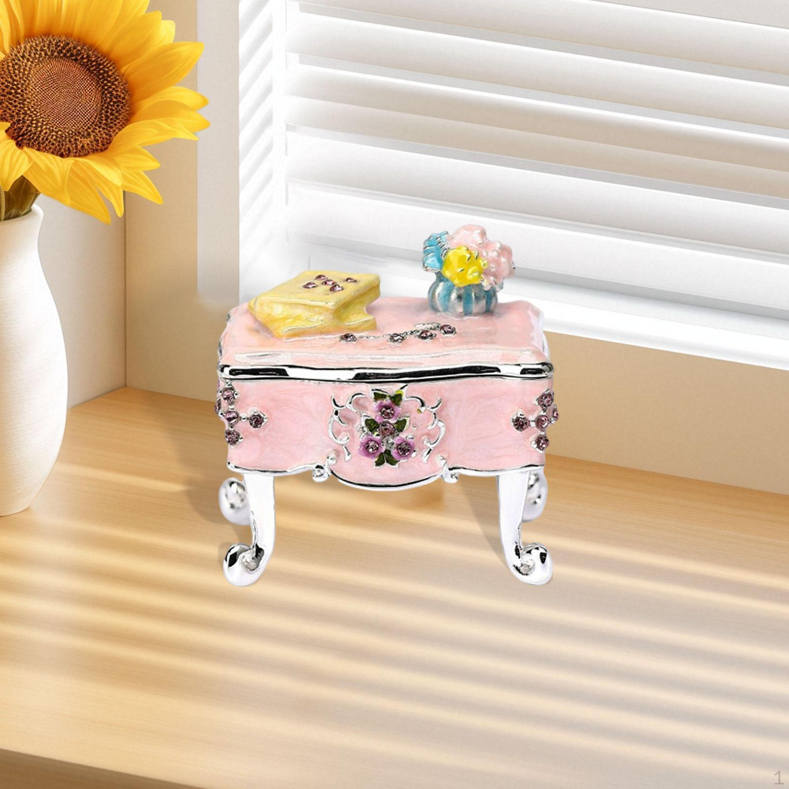 Футляр для хранения ювелирных изделий в форме мебели, коллекционная статуэтка-органайзер, безделушка для Table
Футляр для хранения ювелирных изделий в форме мебели, коллекционная статуэтка-органайзер, безделушка для Table