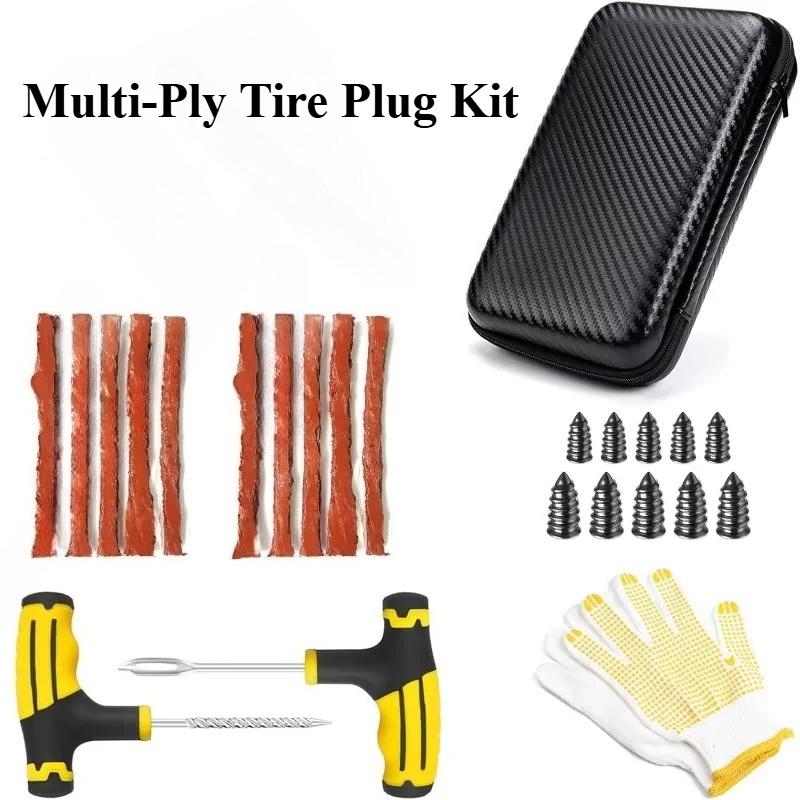 Multi-Ply Tire Plug Kit with Durable Plugs & T-Handle Tool FastFix for Truck/SUV/Car Sidewall & Motorcycle/Bike Puncture Repair жовтий
Multi-Ply Tire Plug Kit with Durable Plugs & T-Handle Tool FastFix for Truck/SUV/Car Sidewall & Motorcycle/Bike Puncture Repair жовтий