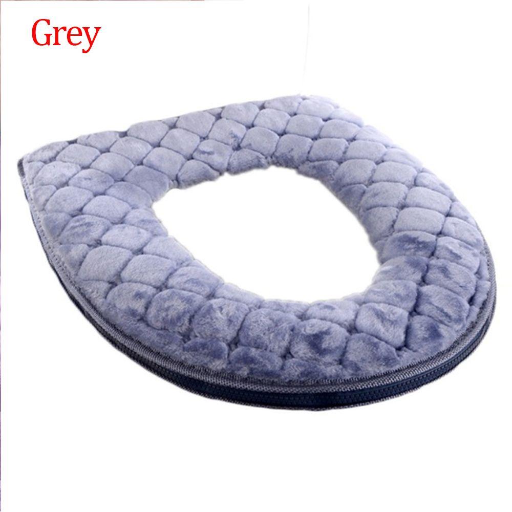Washable Warm Standard Bathroom Toilet Seat Cover Cushion Coral Velvet сірий
Washable Warm Standard Bathroom Toilet Seat Cover Cushion Coral Velvet сірий