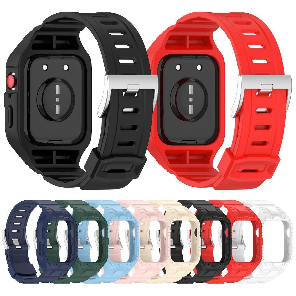 With Watch Frame TPU Loop Strap TPU Watchband Bracelet for HUAWEI Watch Fit3 For HUAWEI Watch Fit3 темно-синього кольору
With Watch Frame TPU Loop Strap TPU Watchband Bracelet for HUAWEI Watch Fit3 For HUAWEI Watch Fit3 темно-синього кольору