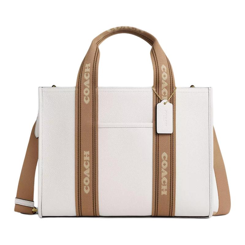 COACH handbag Smith 34 brand logo contrasting design, exquisite pebbled leather, Tote bag, shopping bag, shoulder crossbody handbag, large size коричневий
COACH handbag Smith 34 brand logo contrasting design, exquisite pebbled leather, Tote bag, shopping bag, shoulder crossbody handbag, large size коричневий