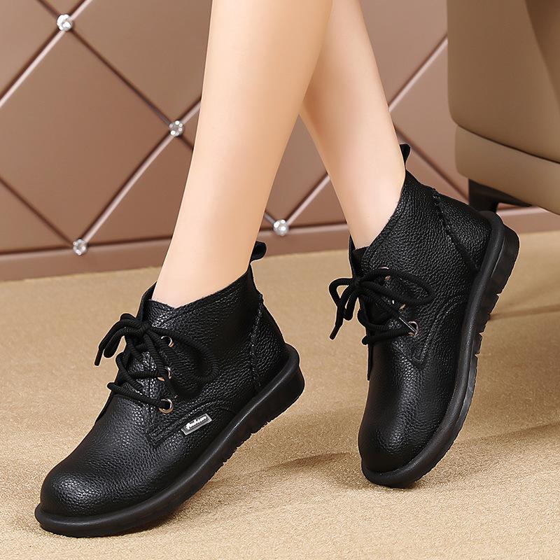The first layer of cowhide lace-up soft-soled single boots autumn and winter retro handmade flat-soled short boots comfortable soft leather women s 35
The first layer of cowhide lace-up soft-soled single boots autumn and winter retro handmade flat-soled short boots comfortable soft leather women s 35