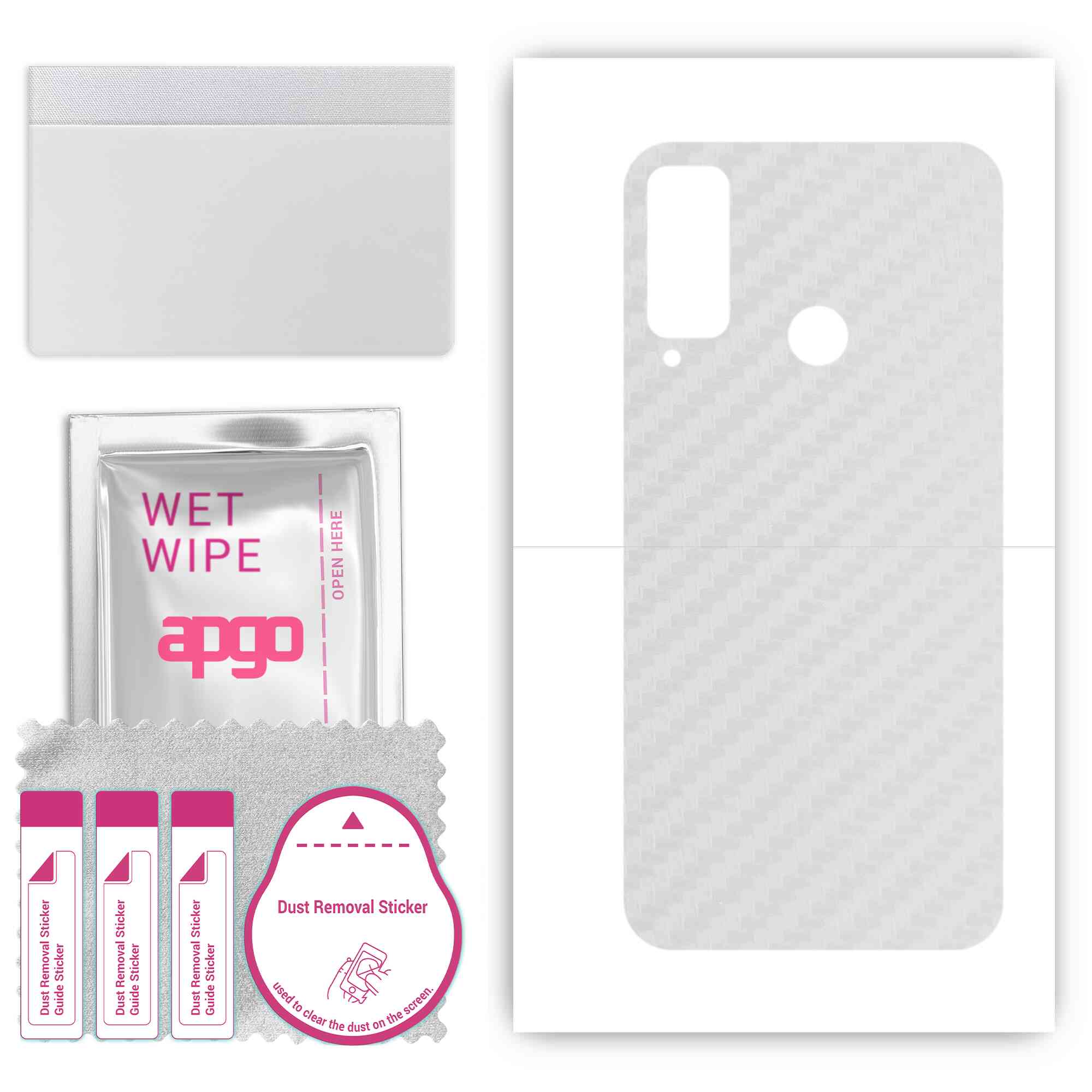 apgo Protective Skin Sticker for the back compatible with Honor Play 4T, Wrap Film, Foil, Vinyl - Pattern Transparent Carbon
apgo Protective Skin Sticker for the back compatible with Honor Play 4T, Wrap Film, Foil, Vinyl - Pattern Transparent Carbon